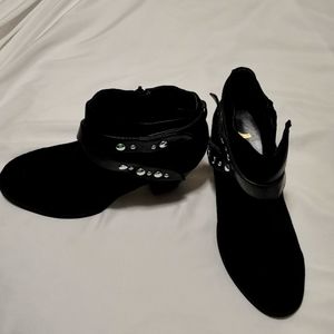 Faux Suede booties size 8.5 women's